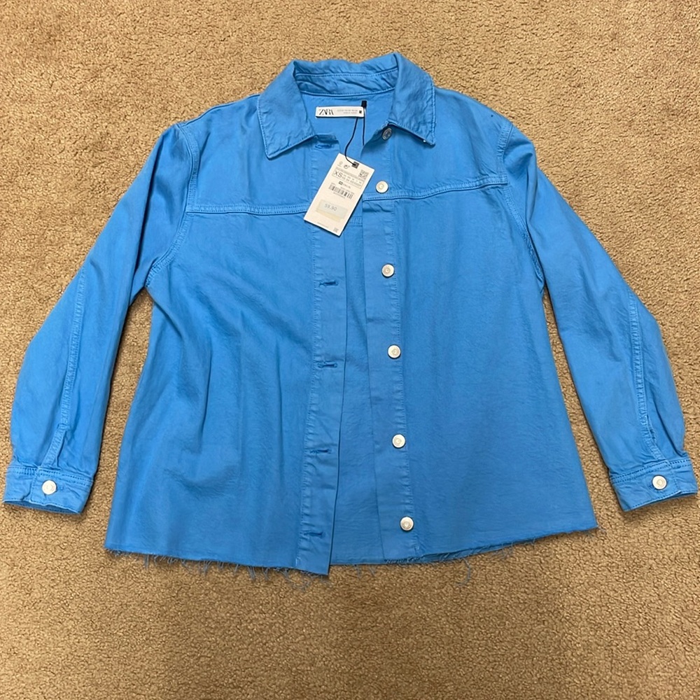 Zara women overshirt. XS. NWT!